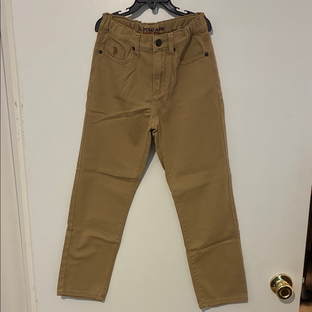 Boys U.S. Polo Assn Khaki Jeans